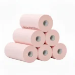 57×25mm Thermal Printing Paper Roll – Multi-Purpose, Long-Lasting (White Pink Blue Yellow Self-Adhesive) signaturegadgetbd.com