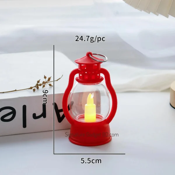Mini Decorative LED Oil Lamp – Vintage Style Night Light for Home & Party Decoration
