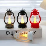 Mini Decorative LED Oil Lamp – Vintage Style Night Light for Home & Party Decoration